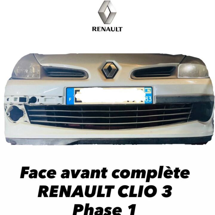 Face avant complète renault clio 3 phase 1