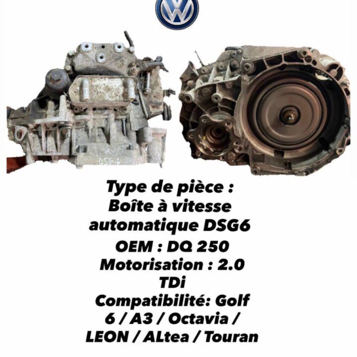 Boîte à vitesse automatique DSG6